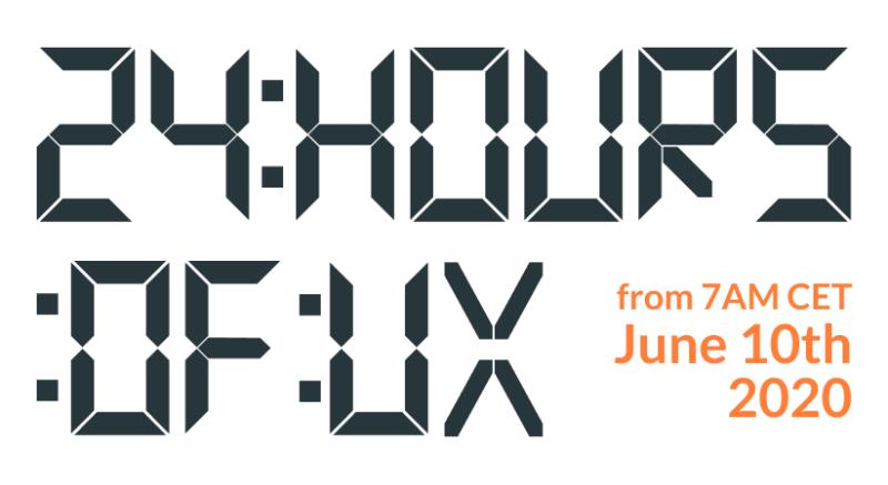 24 Hours of UX - June 10th
