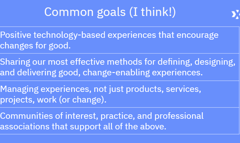 Common goals for UX & CM (I think)